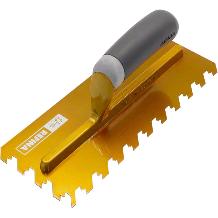 Refina 280X115MM NOTCHTILE Left Hand Soft Grip Trowel 2022812L
