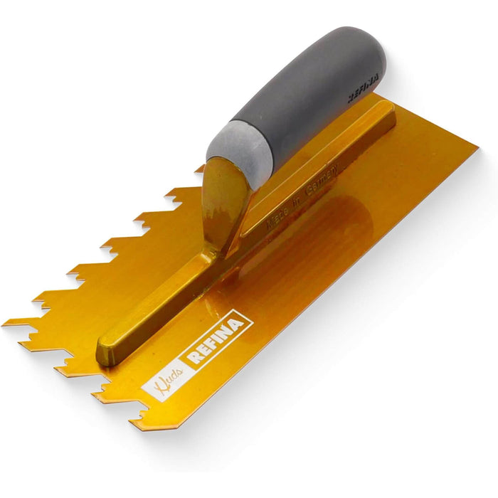 Refina 280X115MM NOTCHTILE Right Hand Soft Grip Trowel 2022812R