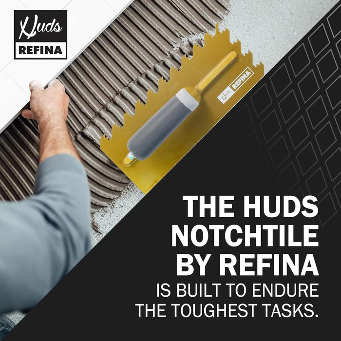 Refina 280X115MM NOTCHTILE Right Hand Soft Grip Trowel 2022812R