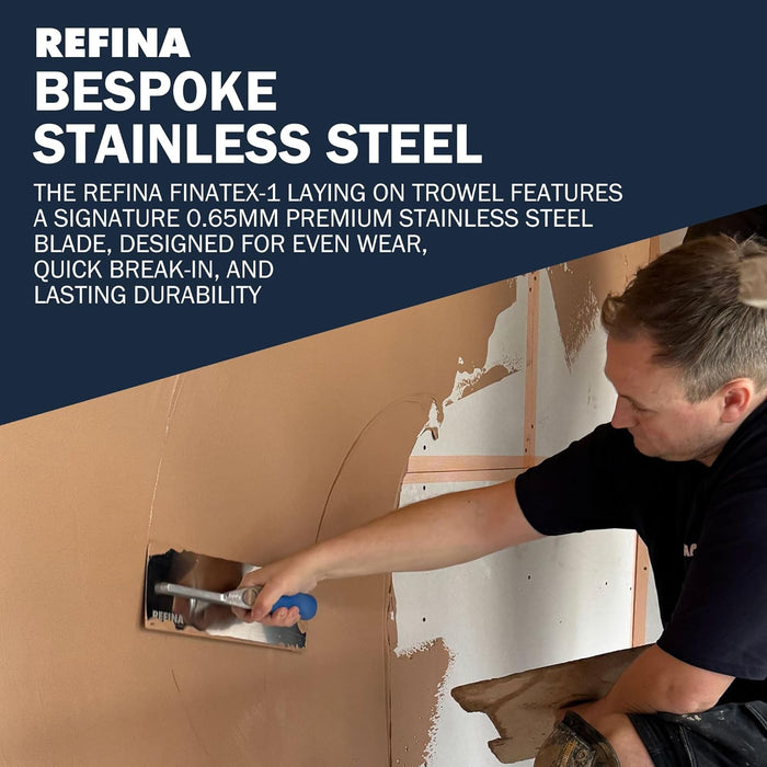 Refina FINATEX-1 355X120MM Stainless Steel Soft Grip Trowel 221914