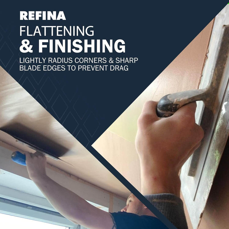 Refina SUPERFLEX-1 300X125 mm Stainless Steel Soft Grip Trowel 228193