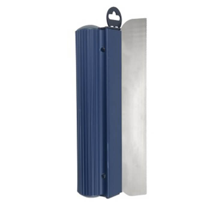 Refina Notched Spatula-rule 300mm S3 Triangular Notch 1.5x2.8xmm Stainless Steel Roll Grip 228284