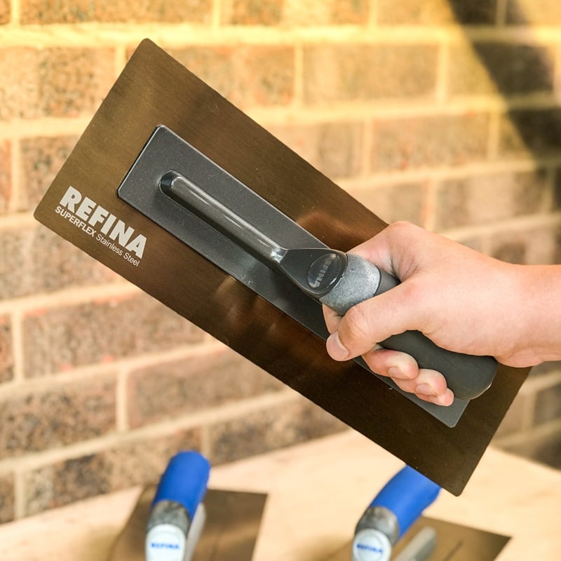 Refina SUPERFLEX-3 450X125MM Stainless Steel Soft Grip Trowel 228298