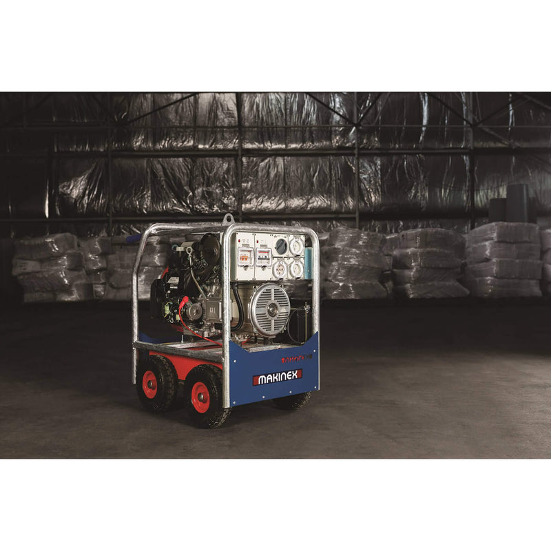 Makinex 23 kVA 415V Single/Three-phase Power Generator GEN-23P - Betontools Australia