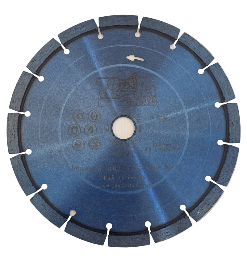 Thor Tools Diamond Blade Laser Welded HCG - 230mm x 25.4mm/22.23mm 25-053254