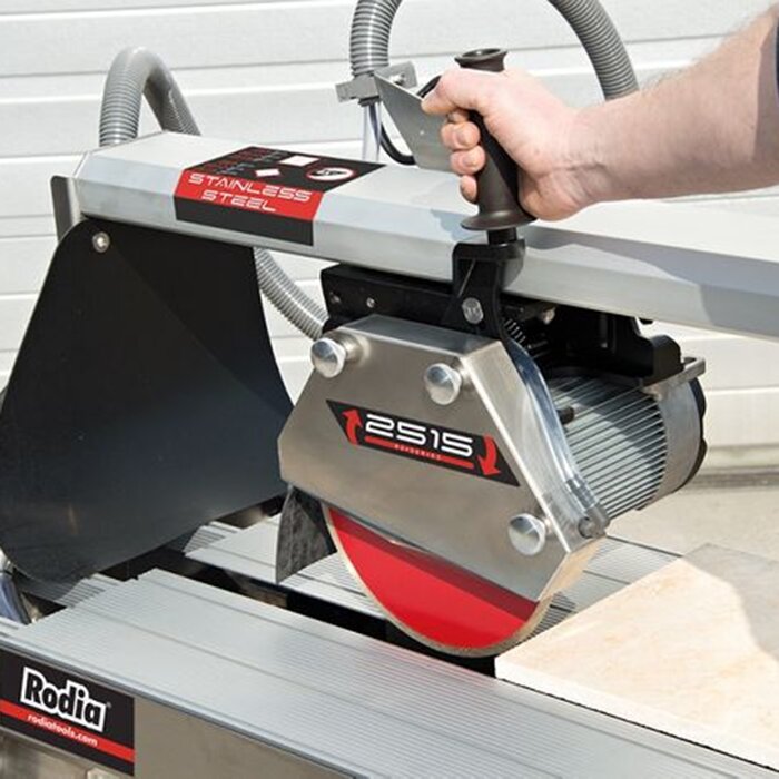Rodia 2515RSHP 1500mm 3HP Tilesaw - 250mm Blade - R.00.25.153