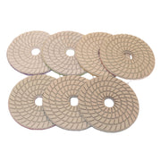 Dry Polishing White Pads For Concrete 100mm 400# Grit Thor-2699 - Betontools Australia