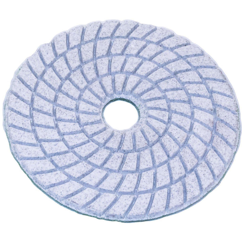 Dry Polishing White Pads For Concrete 100mm 400# Grit Thor-2699 - Betontools Australia