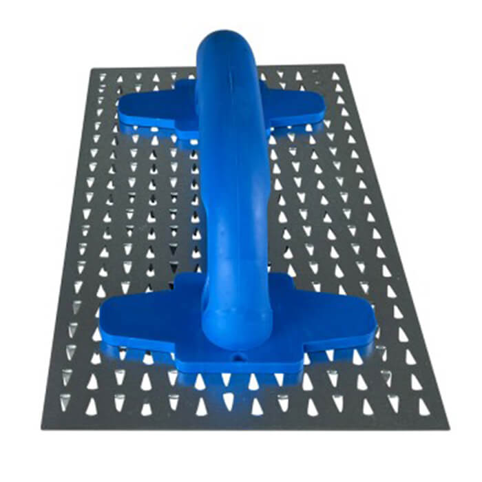 Refina 249x145mm 8mm Twist Tooth Oval Grip Toothed Render Scratch Float Scraper - 281314