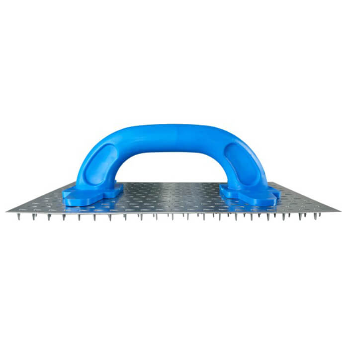 Refina 249x145mm 8mm Sharp Tooth Oval Grip Toothed Render Scratch Float Scraper - 281310