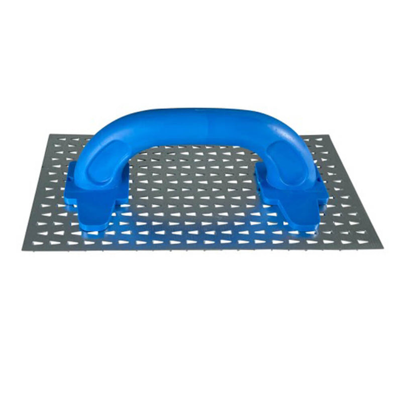 Refina 249x145mm 8mm Sharp Tooth Oval Grip Toothed Render Scratch Float Scraper - 281310