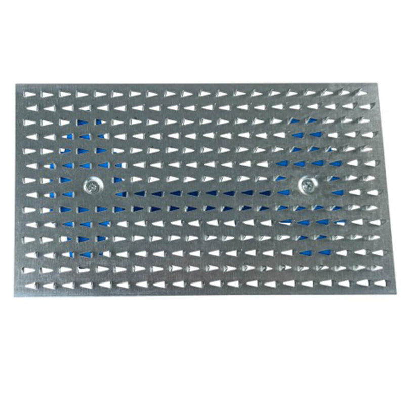Refina 249x145mm 8mm Sharp Tooth Oval Grip Toothed Render Scratch Float Scraper - 281310
