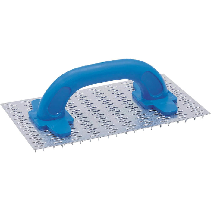 Refina 249x145mm 8mm Twist Tooth Oval Grip Toothed Render Scratch Float Scraper - 281314