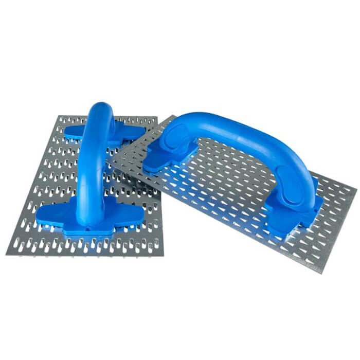 Refina 249x145mm 8mm Sharp Tooth Oval Grip Toothed Render Scratch Float Scraper - 281310