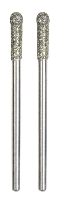 Proxxon Ball Shaped Diamond Coated Grinding Bits  - Pkt of 2