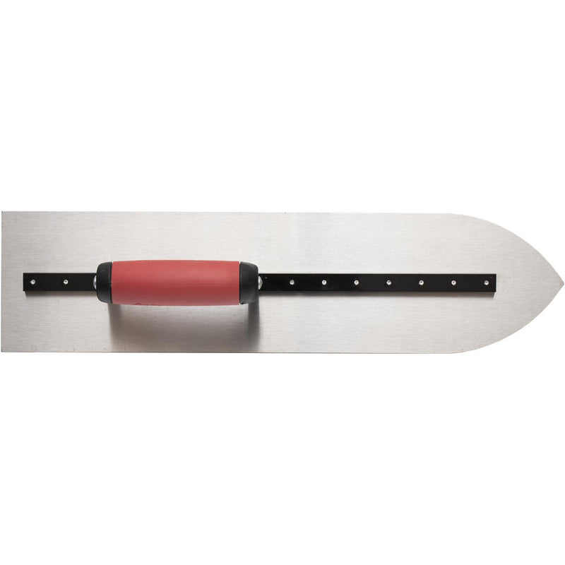 Marshalltown 114 x 457mm (4 1/2 x 18") Pointed Trowel with SoftGrip handle - PFT18 - 29176