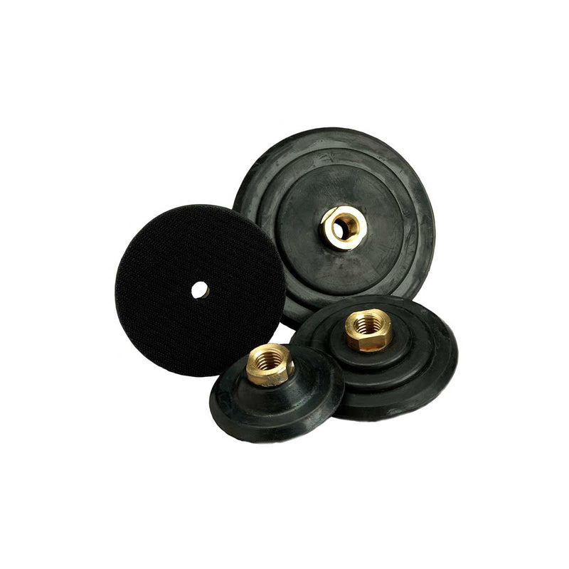 Rubber Back Holders For Polishing M14 Black Pads 100mm THOR-2919 - Betontools Australia