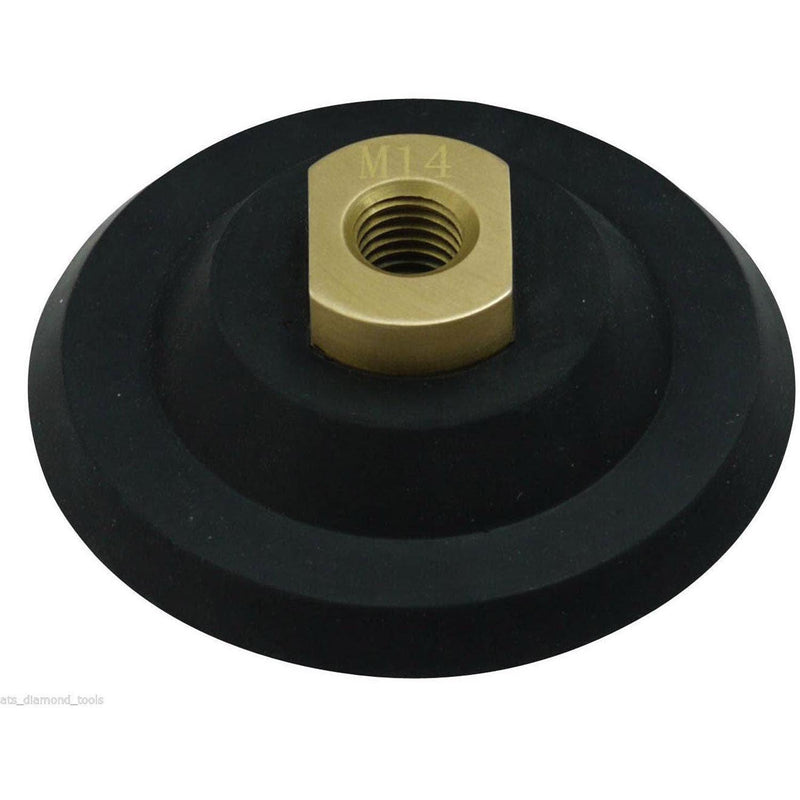 Rubber Back Holders For Polishing M14 Black Pads 100mm THOR-2919 - Betontools Australia