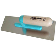 CO.ME 240 X 100 X 0.3 Turquoise ABS Lightflex Venetian Trowel Wood Handle 310CHFX240