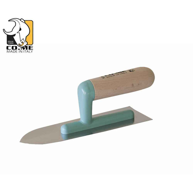 CO.ME Turquoise Lightflex Japanese Venetian Trowel Wood Handle 310FXJP