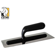 CO.ME Venetian Trowel 3 Sides Beleved + 1 Side Notched 4 X 3 with Plastic Handle 310PLUH