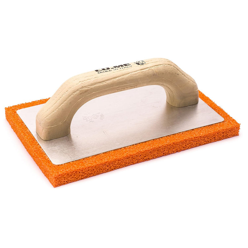 CO.ME 210x130x15mm Orange Coarse Sponge Trowel - 313OR210