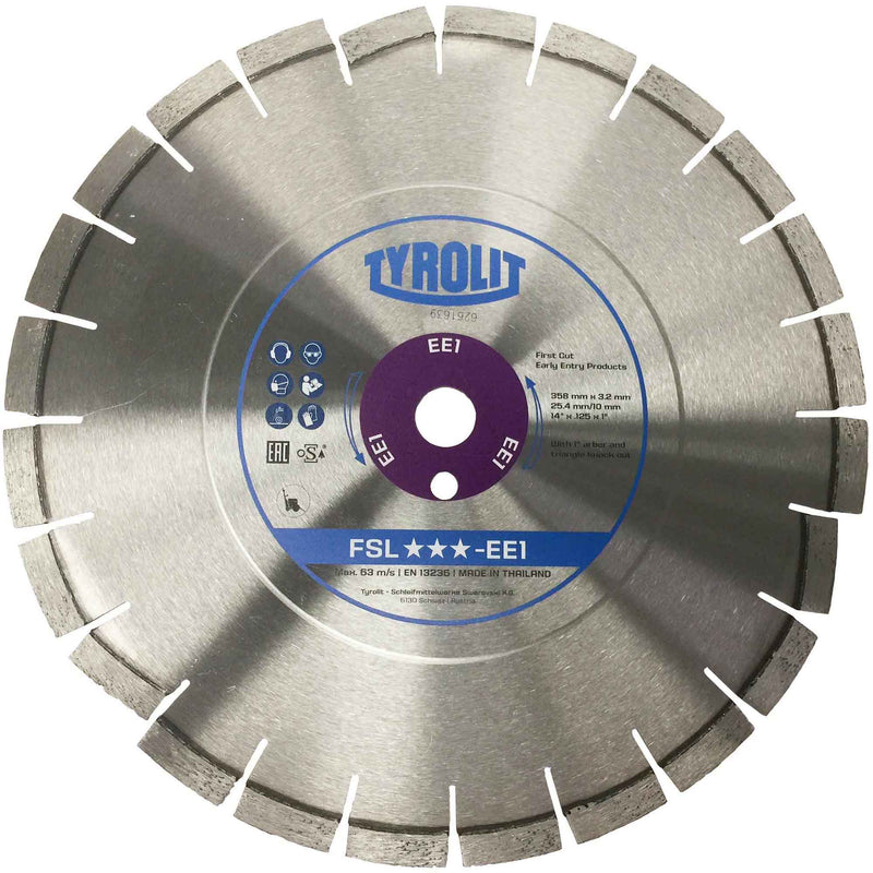 Early Entry 203mm Purple Hard Aggregate Saw Blades 34330053 - Betontools Australia