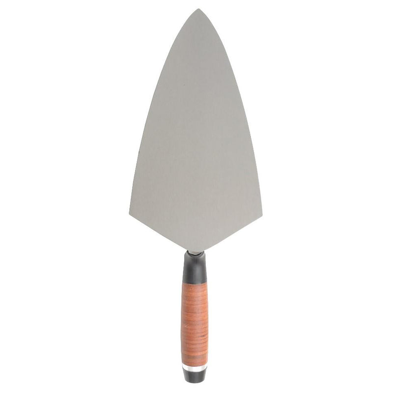 Marshalltown 305x152mm Philadelphia Brick Trowel - Leather Handle - 19L12 - 10114