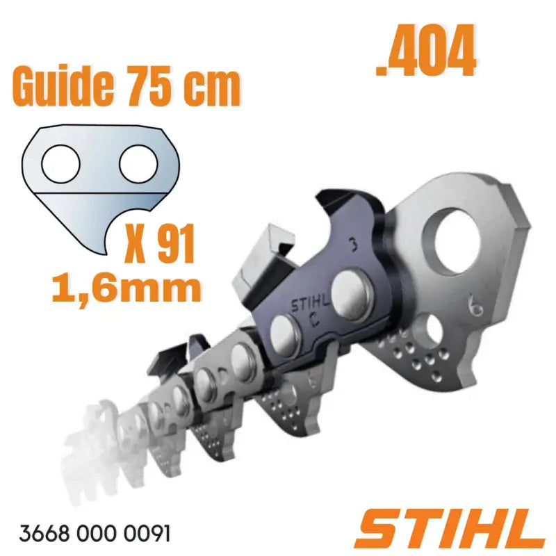 STIHL 3668 000 0091 30" Loop .404" Rapid Micro (RM) 
