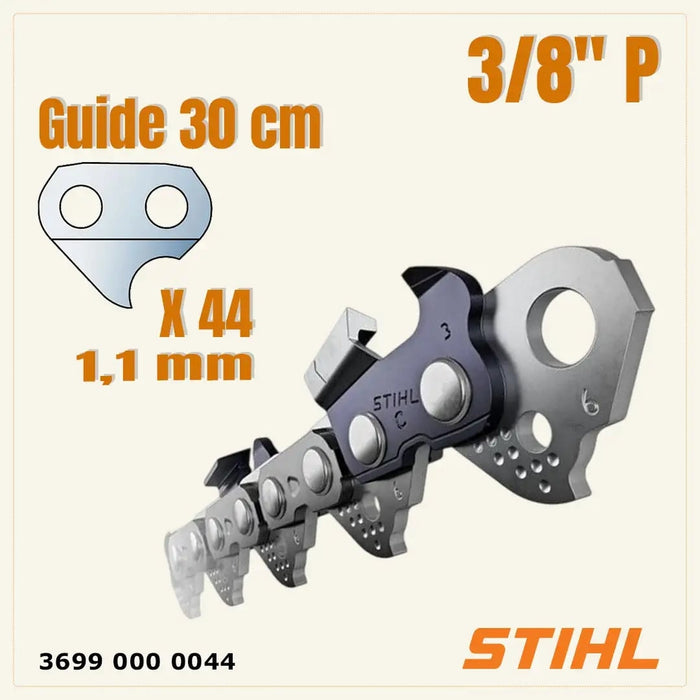 STIHL 3699 000 0044  12" PS3 Pro Picco Super Chain (44 Drive Links)63 PS3 Pro Picco Super Chains