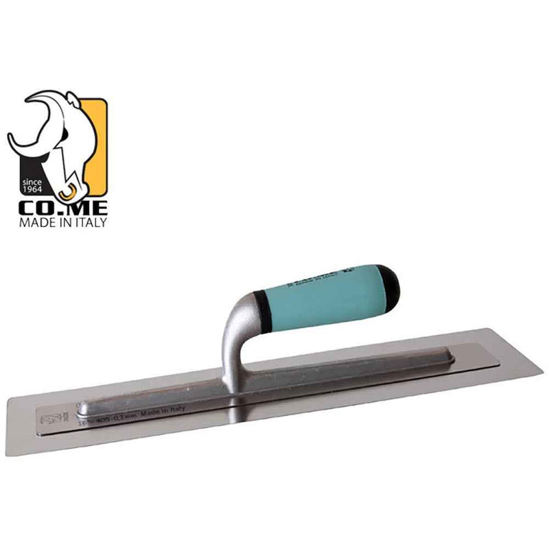 CO.ME 360 x 110 mm 0.3 Proflex Plastering Turquoise Rubber Trowel 381INFX360