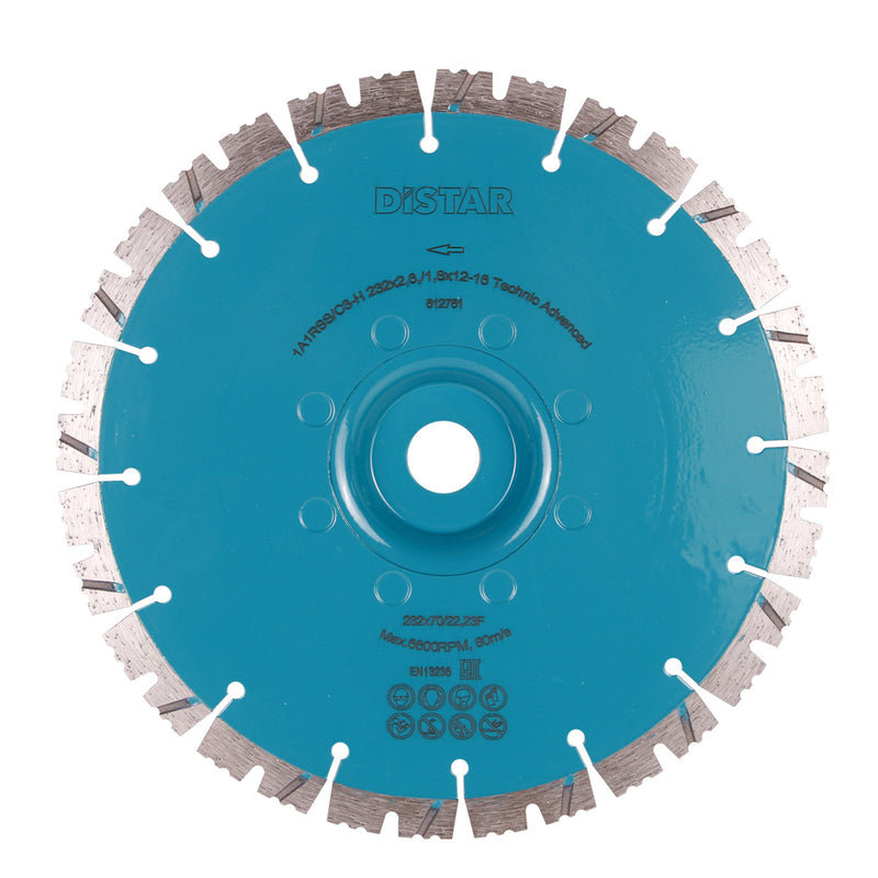 Distar Flush Cut Diamond Blade 1A1RSS 232x22,23F Technic Advanced - 4338347018