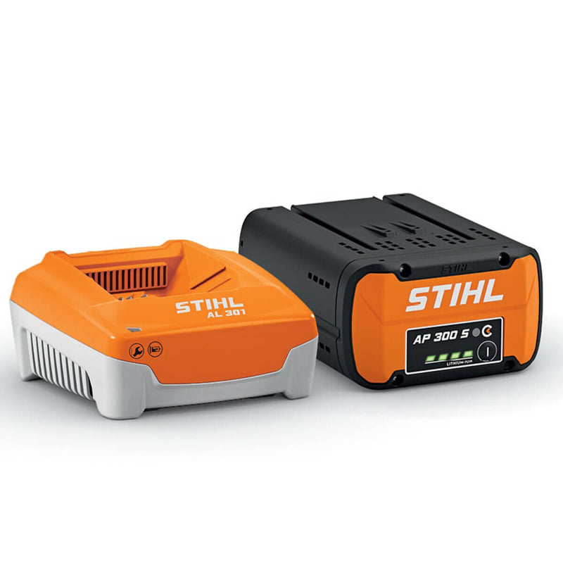 STIHL 48502000049 AP300S Starter Kit + AL301 Quick Charger