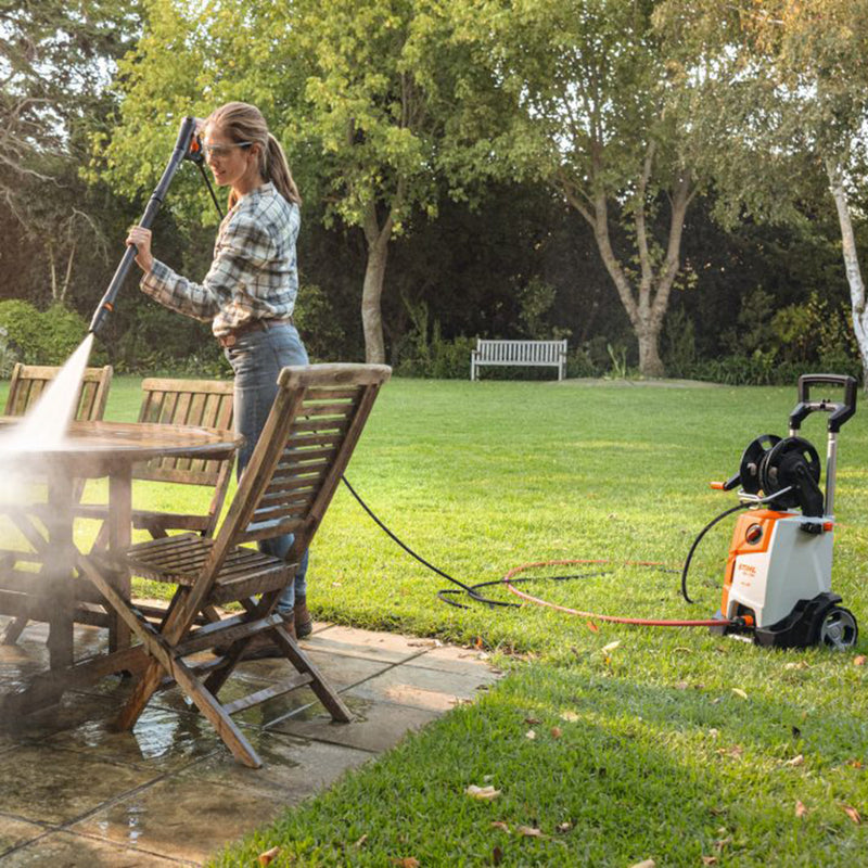STIHL RE130 PLUS 2175PSI 7.0LPM Electric Pressure Washer with Hose Reel 49500114564