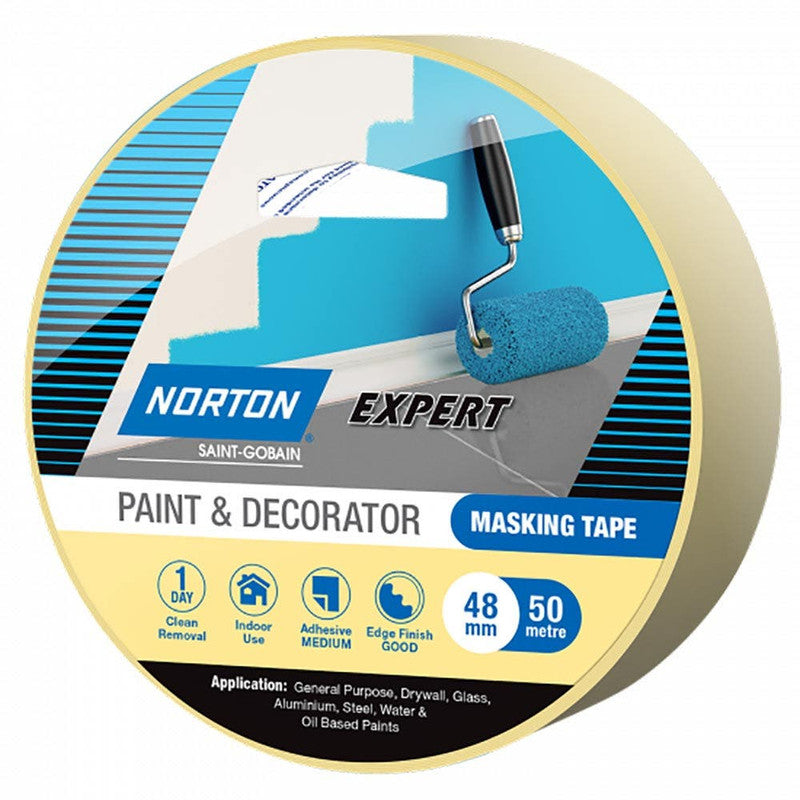Norton Clipper 48mm x 50m Masking Tape - Betontool