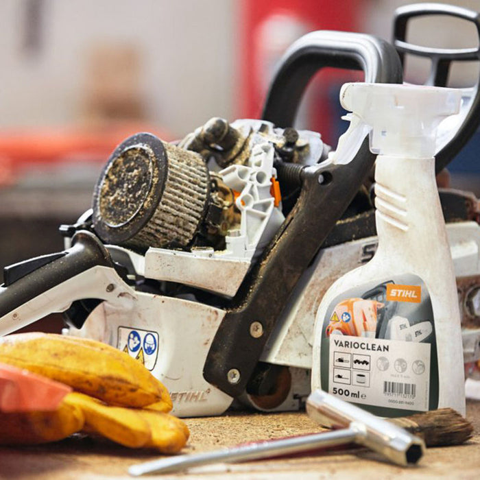 STIHL Varioclean Desolves & Removes Organic Residue