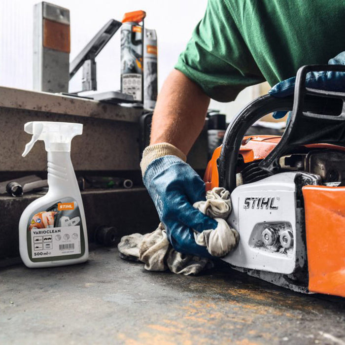 STIHL Varioclean Desolves & Removes Organic Residue