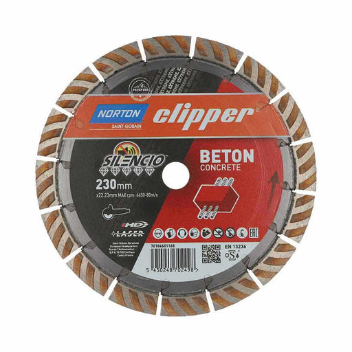Norton Clipper 230 x 22.2/17mm Mortar Raking Segmented Diamond Blade 70184601168