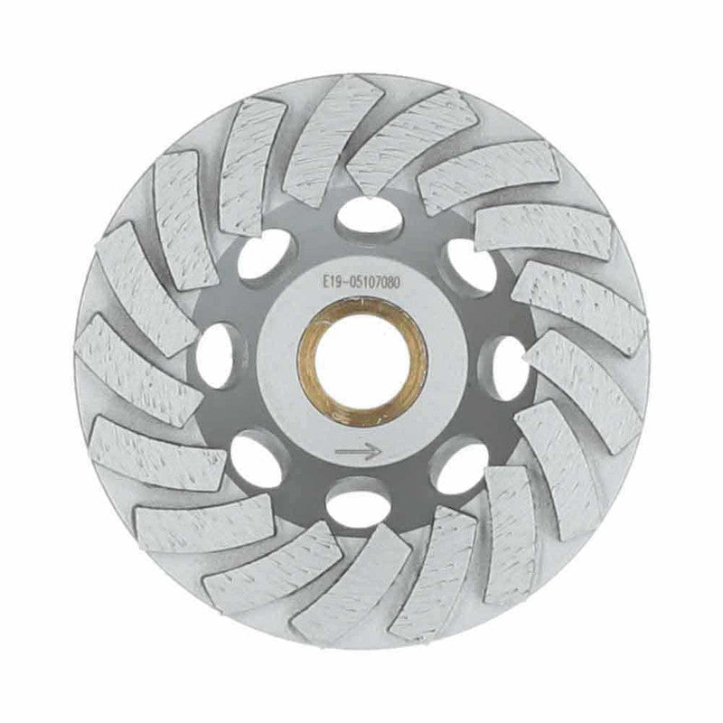 Norton Clipper 100 X 22.2/16mm 18-Segment Swirl Spiral Diamond Grinding Cup - Betontool