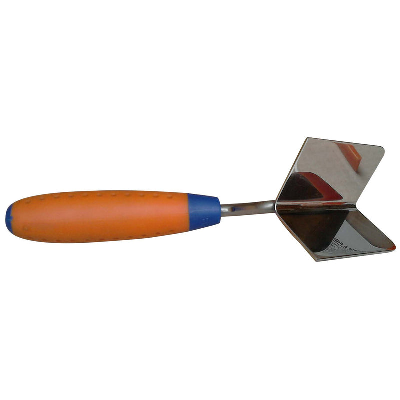 Ancora 853/Is External Corner Trowel - Soft Grip - Stainless 5mm Radius