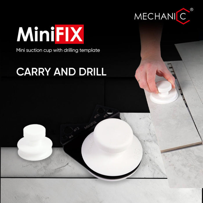 Distar Suction cup with drilling template MiniFix - 89568442174