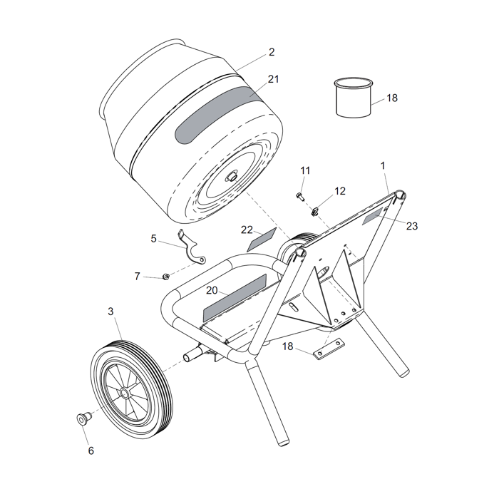 Belle Pressing Stand Clip 900/99911 - Betontools Australia
