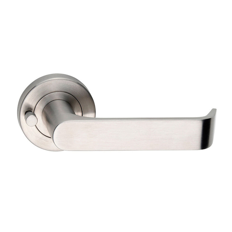 Dormakaba L37-PV Lever Round Rose Privacy Set with Latch 4300/37PSSS