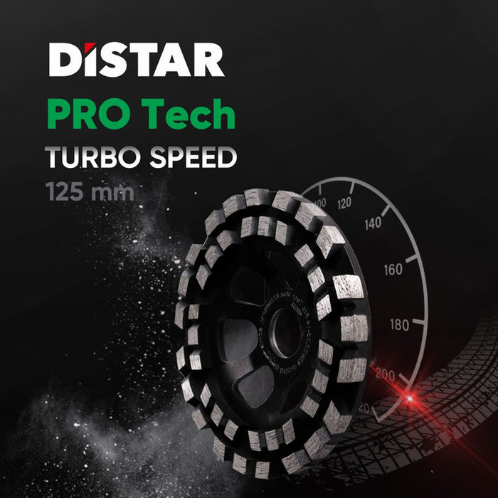Distar Turbo speed Grinding cup DGS-S 125x22,23 PRO Tech - 99568442027