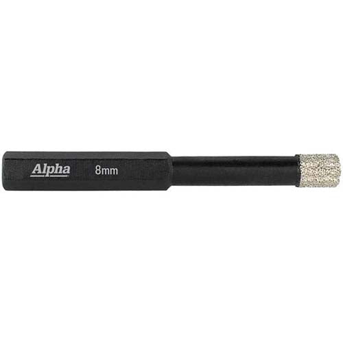 Alpha 8mm Wax Filled Diamond Core Bit 9DCD080 - Betontools Australia