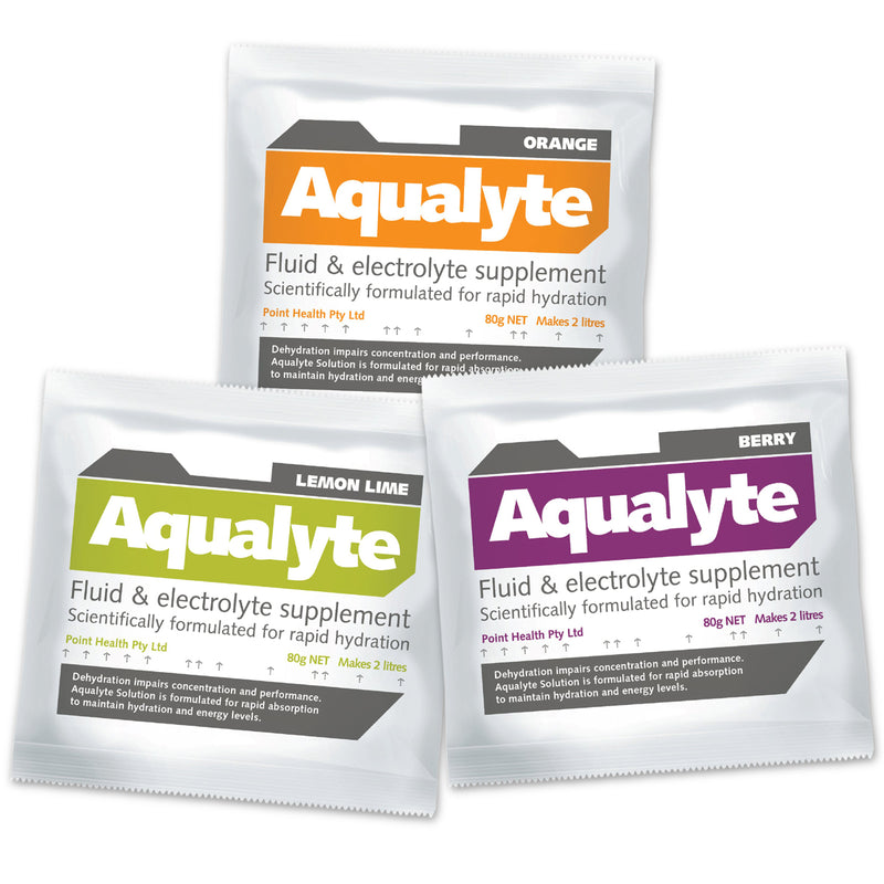 Maxisafe 80g Sachets Aqualyte Electrolyte Powder Box of 20