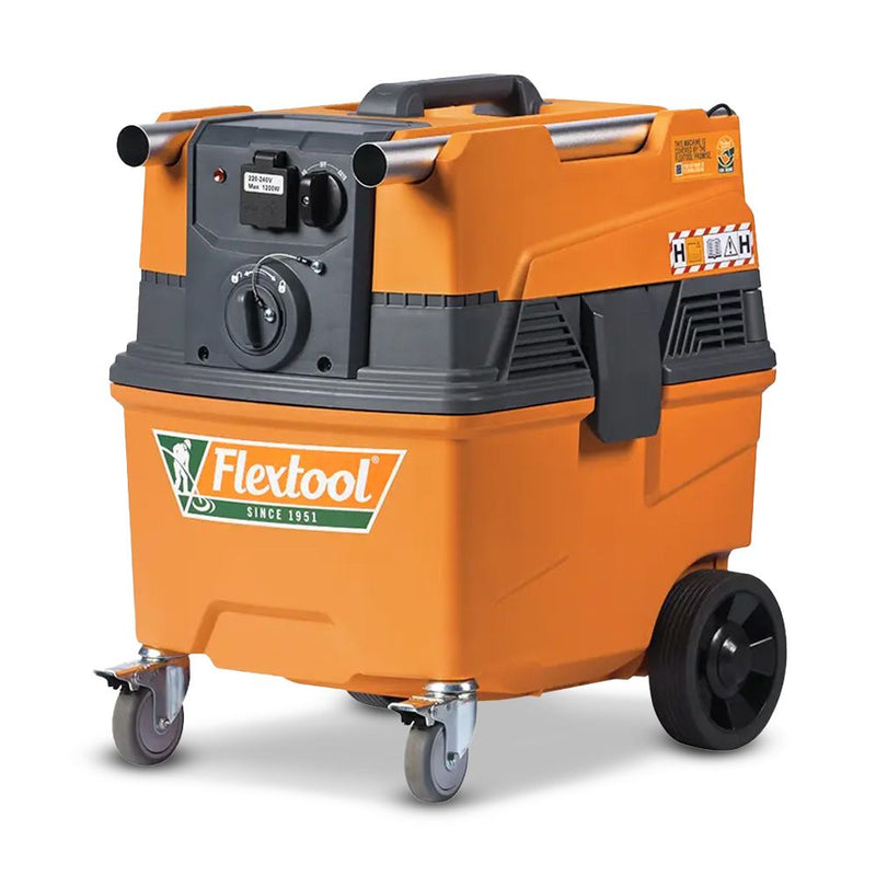 Flextool FDC-1A1P 1200W Automatic Auto-pulsing H-Class HEPA Dust Extractor - FT100500-UNIT