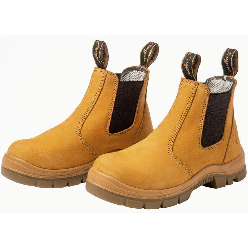 Maxisafe Cougar Wheat Elastic Sided Boot Composite Toe - BOSS