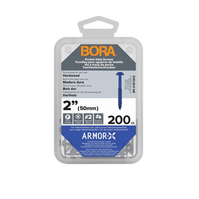 BORA Screws 2-Inch Fine 200-pcs