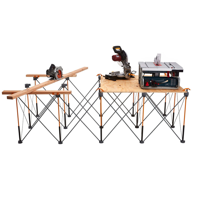 BORA Centipede 1.2m x 2.4m x 0.75m Unit, 4 X-Cups, 4 Clamps, C/S Bag - BR-CK15S - Betontools Australia